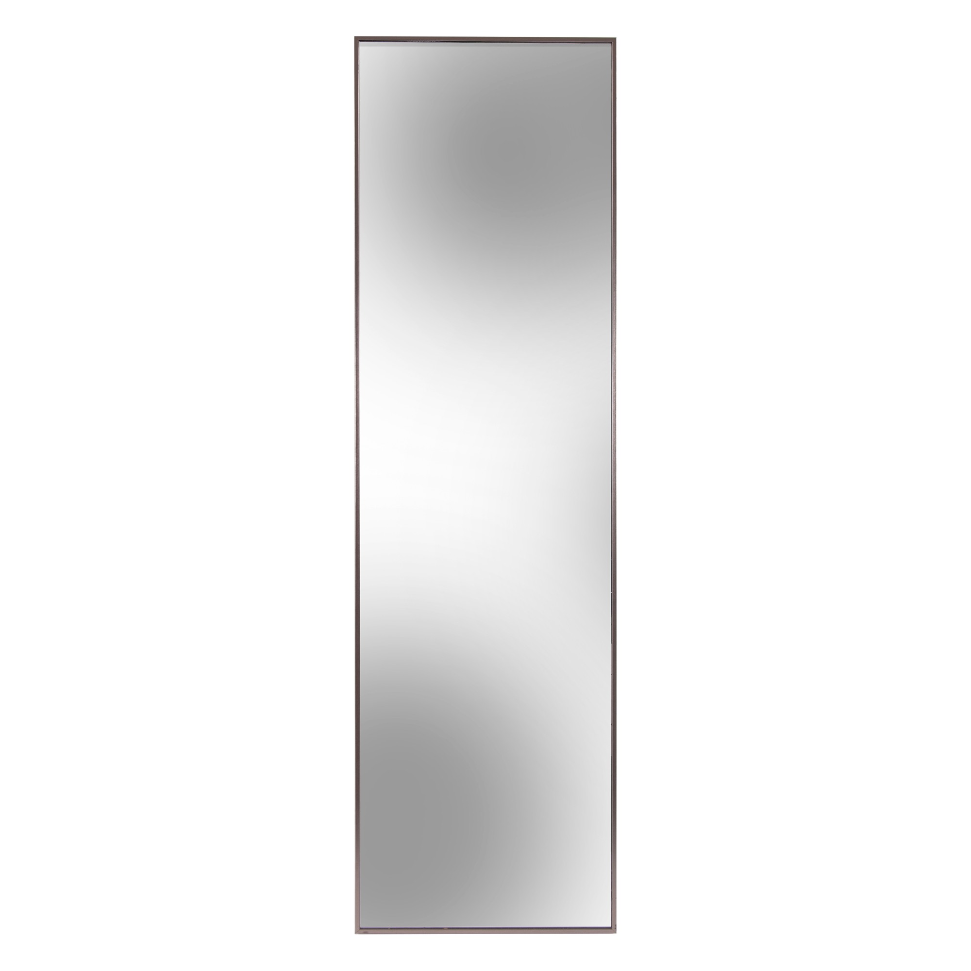 401220_2-1.jpg Sleek Brushed Brass Rectangular Full Length Standing Mirror - Image 1