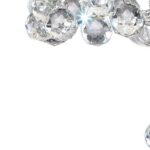 Chic Silver Ceiling Lamp with Crystal Accents and Silver Shade - Image 4