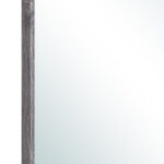 35" Dark Gray Wood Framed Accent Mirror - Image 5