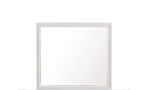 35" White Framed Dresser Mirror - Image 5