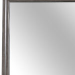 37" Gray Wood Framed Accent Mirror - Image 6