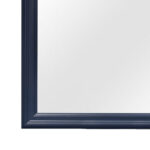 38" Blue Square Wood Framed Accent Mirror - Image 5