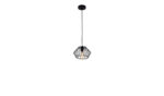 Black Metal Cage Modern Industrial Single Bulb Hanging Pendent Light - Image 2