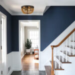 Brown And Black Wood Bead Three Light Flush Mount Ceiling Light - Image 11