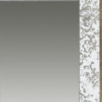 24" Silver Glass Framed Accent Mirror - Image 9