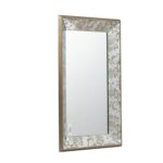 24" Silver Glass Framed Accent Mirror - Image 2