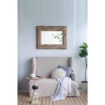 39" Natural Distressed Wood Framed Accent Mirror - Image 14