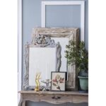 39" Natural Distressed Wood Framed Accent Mirror - Image 7