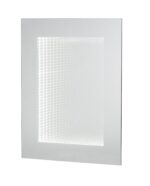 32" Silver Lighted Frame Accent Mirror - Image 2