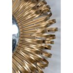 27" Gold Sunburst Iron Framed Accent Mirror - Image 9