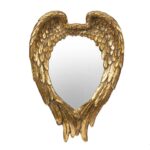 22" Gold Heart Resin Framed Accent Mirror - Image 2