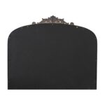31" Gold Arch Iron Framed Accent Mirror - Image 3