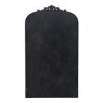 42" Black Arch Iron Framed Accent Mirror - Image 3