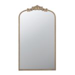 42" Gold Arch Iron Framed Accent Mirror - Image 2