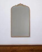 42" Gold Arch Iron Framed Accent Mirror
