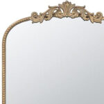42" Gold Arch Iron Framed Accent Mirror - Image 3