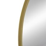 36" Gold Arch Iron Framed Accent Mirror - Image 4