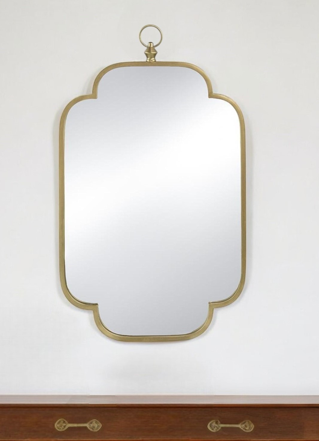 485104_8_ITeAE6SQ-2.jpg 36" Gold Novelty Iron Framed Accent Mirror - Image 1