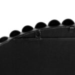 32" Black Iron Beaded Round Framed Accent Mirror - Image 4