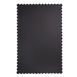 36" Black Iron Framed Accent Mirror - Image 3