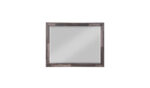 36" Brown Wood Framed Mounted Dresser Mirror - Image 2