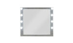 36" Square Wood Framed Mounted Dresser Mirror - Image 2