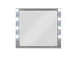36" Square Wood Framed Mounted Dresser Mirror - Image 3