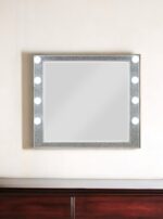 36" Square Wood Framed Mounted Dresser Mirror