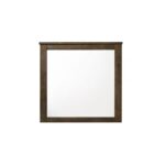 40" Square Wood Framed Mounted Dresser Mirror - Image 2