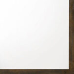 40" Square Wood Framed Mounted Dresser Mirror - Image 4