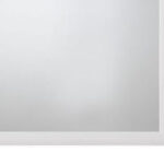 35" White Square Wood Framed Mounted Dresser Mirror - Image 3