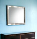 32" Platinum Wood Framed Mounted Dresser Mirror