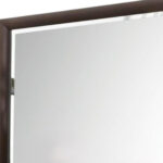 36" Merlot Wood Framed Mounted Dresser Mirror - Image 3
