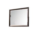 36" Merlot Wood Framed Mounted Dresser Mirror - Image 2