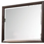 36" Merlot Wood Framed Mounted Dresser Mirror - Image 4