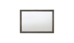 32" Gray Wood Framed Mounted Dresser Mirror - Image 2