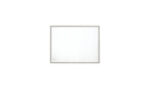 35" White Wood Framed Mounted Dresser Mirror - Image 2