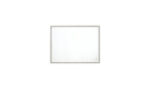 35" White Wood Framed Mounted Dresser Mirror - Image 4