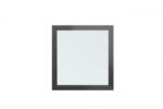 36" Gray Wood Framed Accent Mirror - Image 2