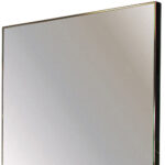 32" Gray Square Metal Framed Accent Mirror - Image 4