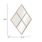 41" Gold Diamond Steel Framed Accent Mirror - Image 12