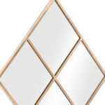 41" Gold Diamond Steel Framed Accent Mirror - Image 8