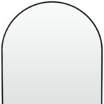 39" Black Arch Metal Framed Bathroom Vanity Mirror - Image 3