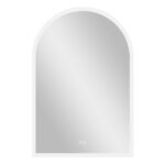 38" Clear Arch Unframed LED Lighted Bathroom Vanity Mirror - Image 3