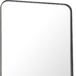 66" Black Steel Framed Full Length Mirror - Image 6