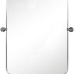 Set of Two 32" Silver Metal Framed Accent Mirrors - Image 5