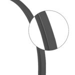 36" Black Metal Arch Tilting Framed Accent Mirror - Image 5