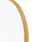 36" Gold Metal Arch Tilting Framed Accent Mirror - Image 5