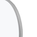 36" Silver Metal Arch Tilting Framed Accent Mirror - Image 5