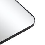 36" Black Metal Tilting Framed Accent Mirror - Image 5